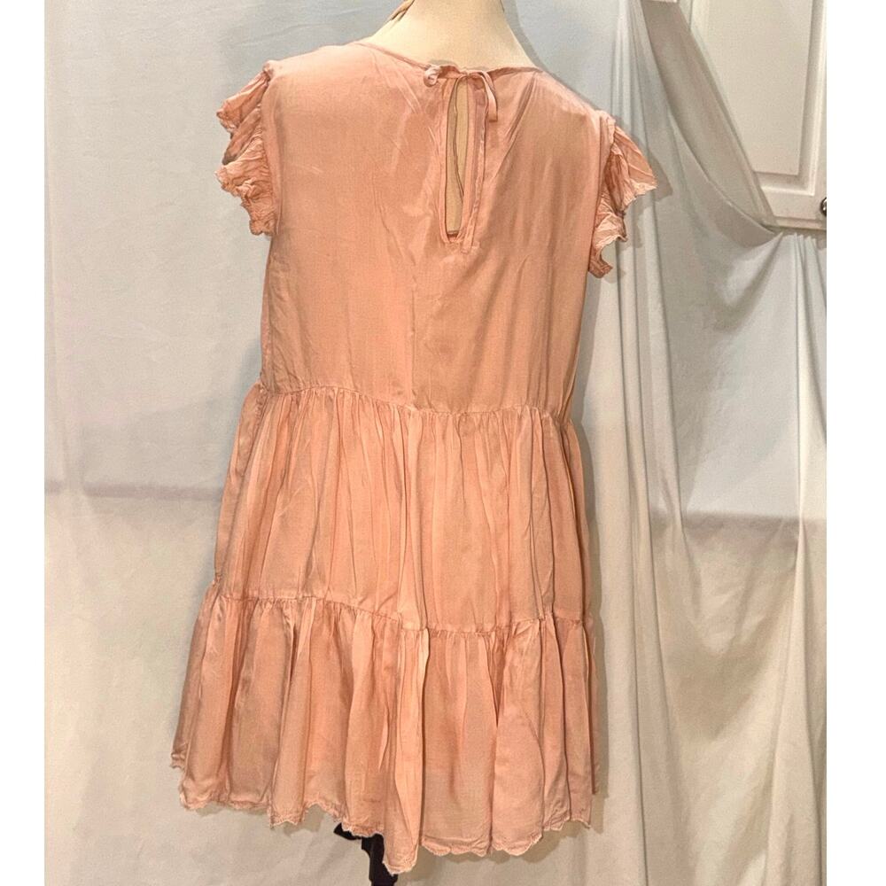 Aritzia Wilfred Sidonie Dress Petal Pink 100% Modal Size Small - Picture 4 of 8